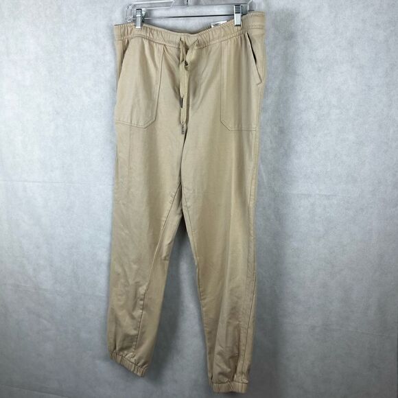 Beige Mens Joggers   - Picture 8 of 12